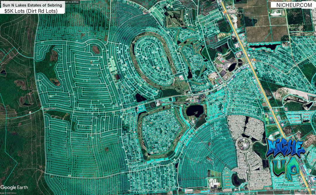 Sun N Lakes Estates of Sebring — Dirt Road